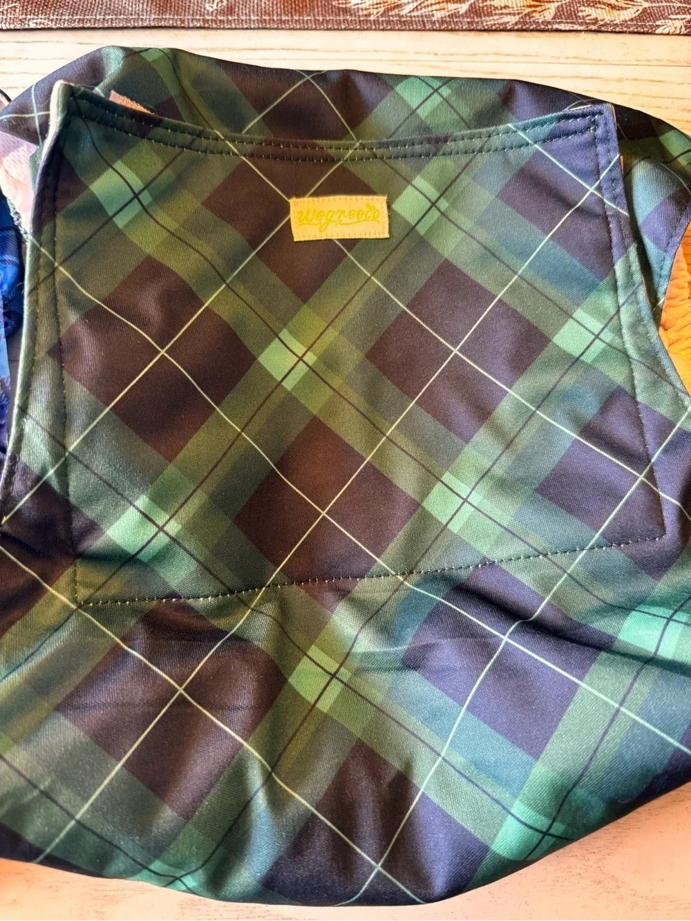 Trio of plaid waterproof dog diaper covers! New!